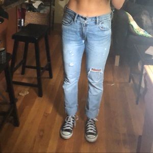 Levi’s 505c selvedge denim.